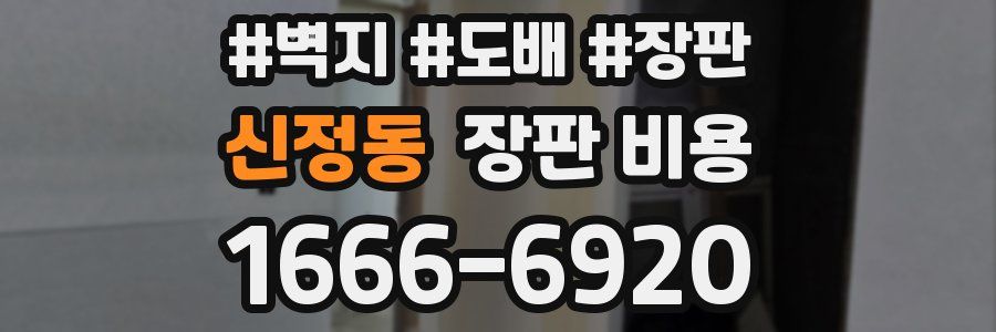 신정동 장판 비용