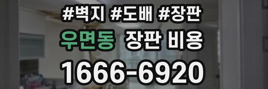 우면동 장판 비용