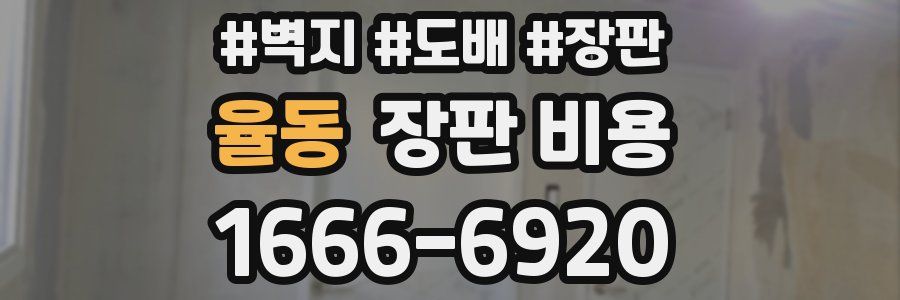율동 장판 비용