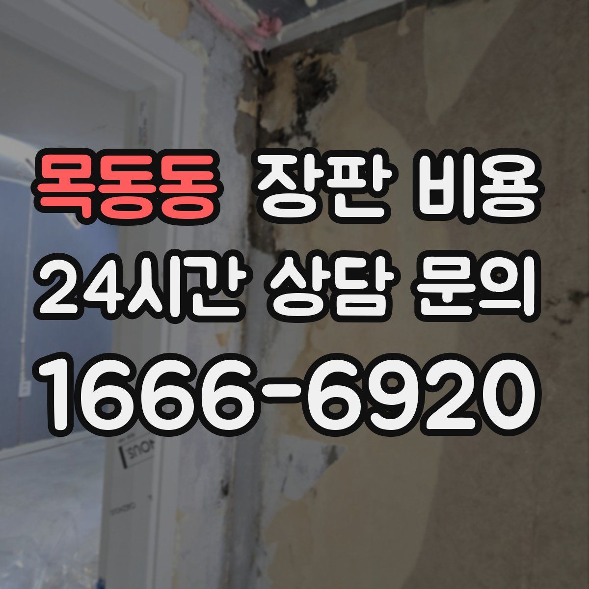 목동동 장판 비용