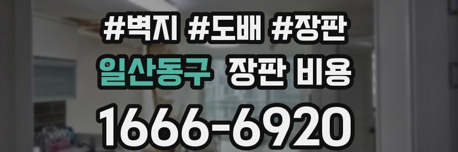 일산동구 장판 비용