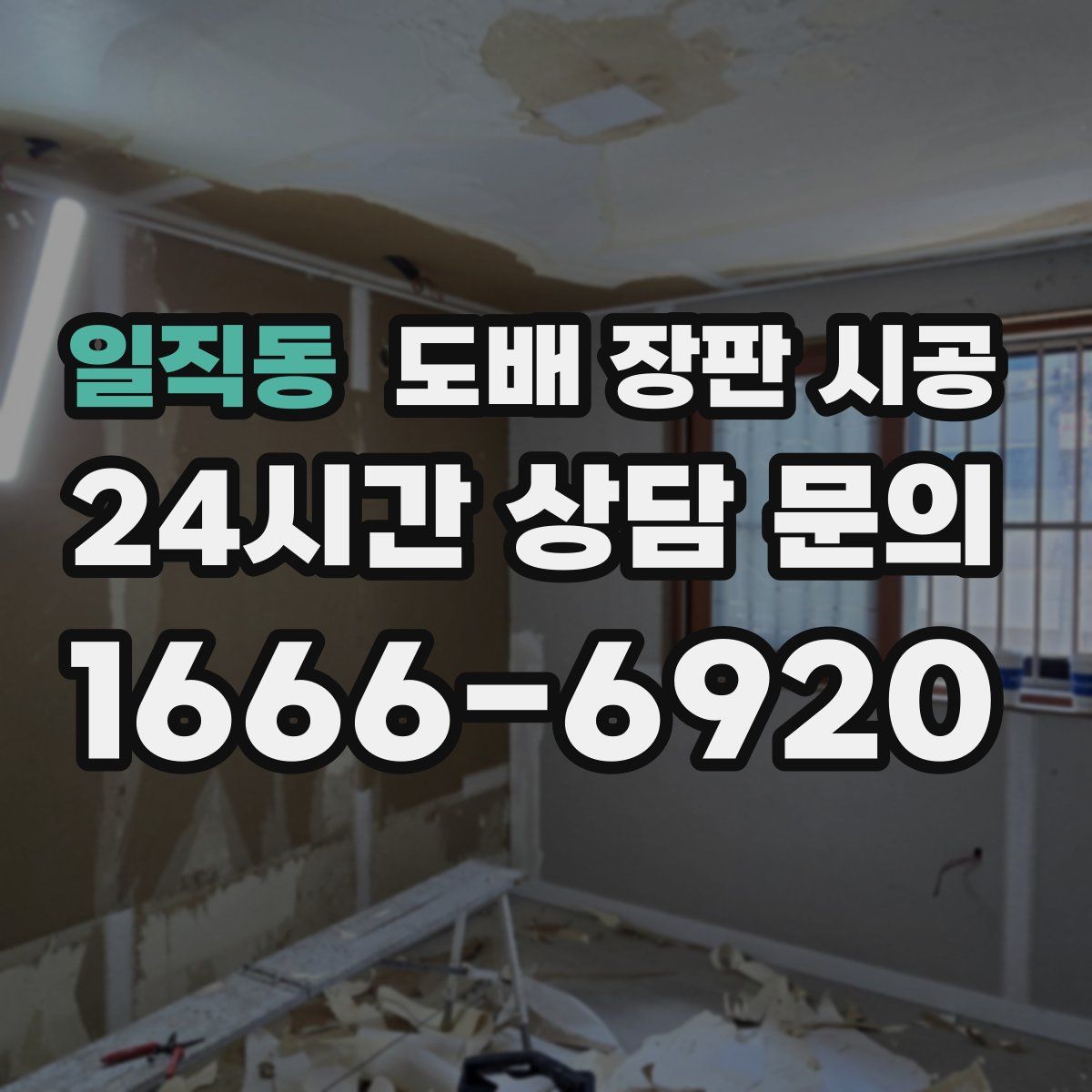 일직동 도배 장판 시공