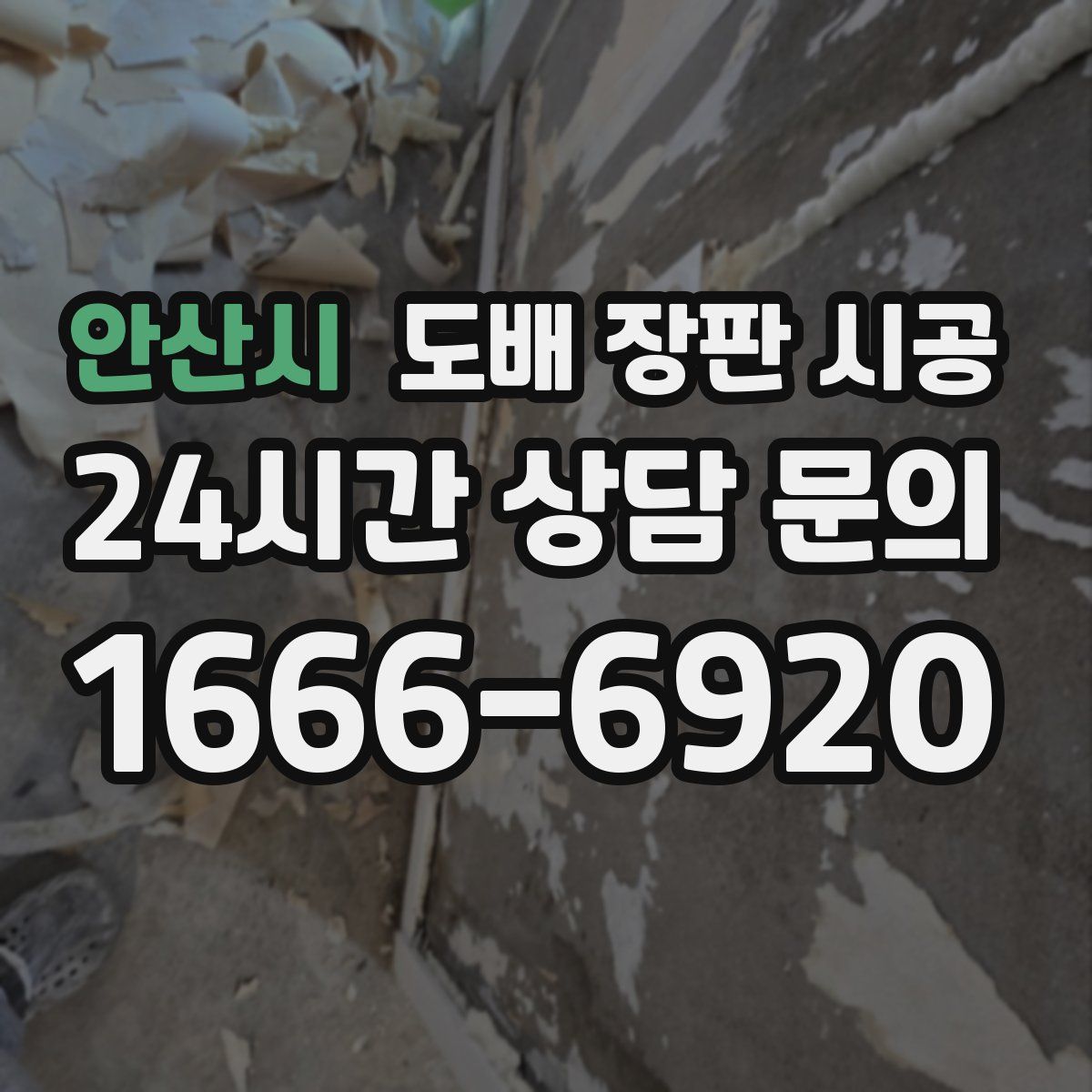 안산시 도배 장판 시공