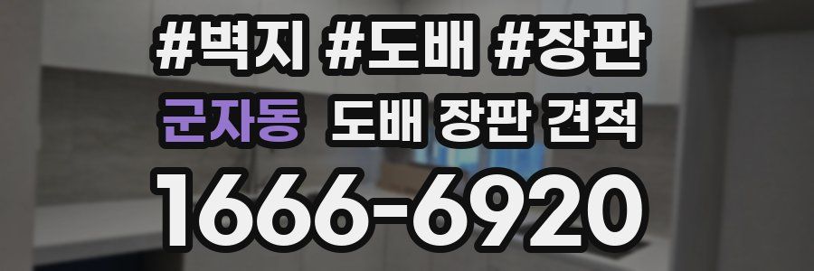 군자동 도배 장판 견적