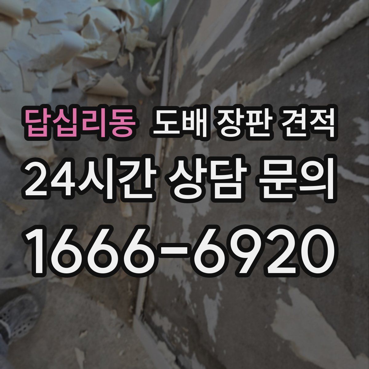 답십리동 도배 장판 견적