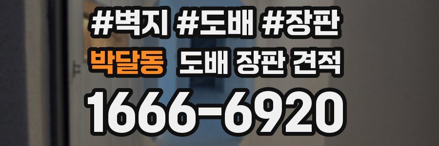 박달동 도배 장판 견적