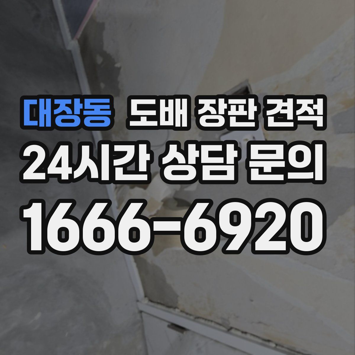 대장동 도배 장판 견적