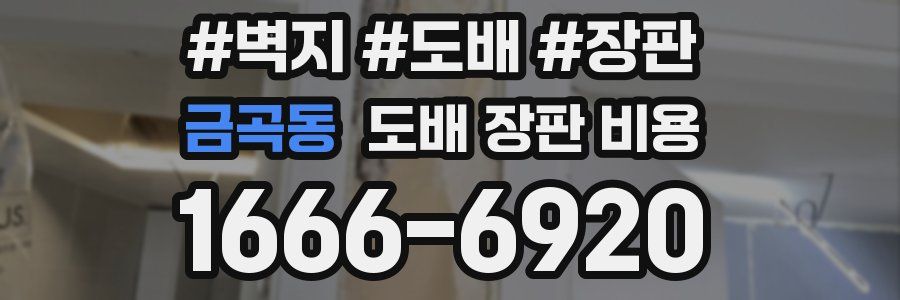 금곡동 도배 장판 비용