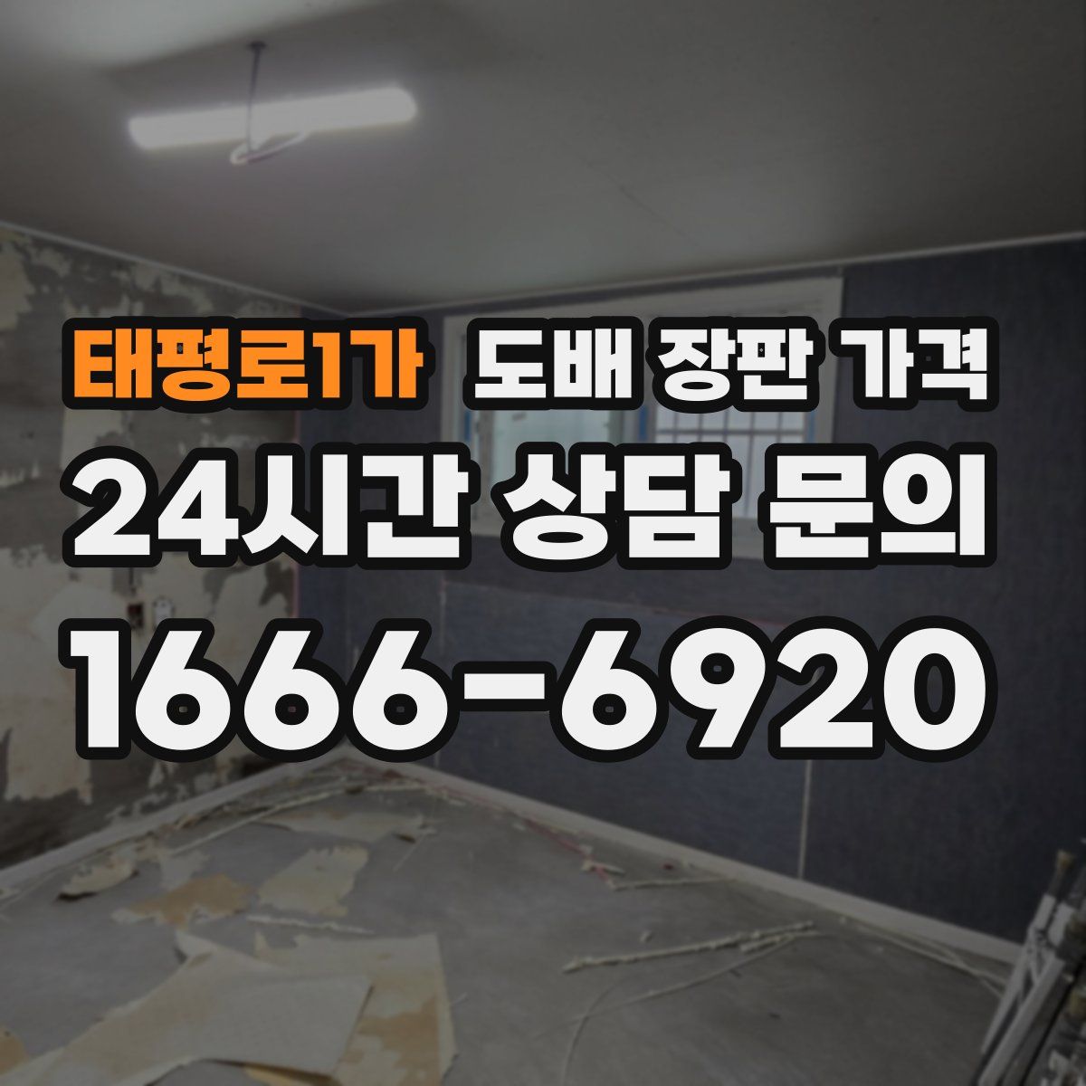 태평로1가 도배 장판 가격