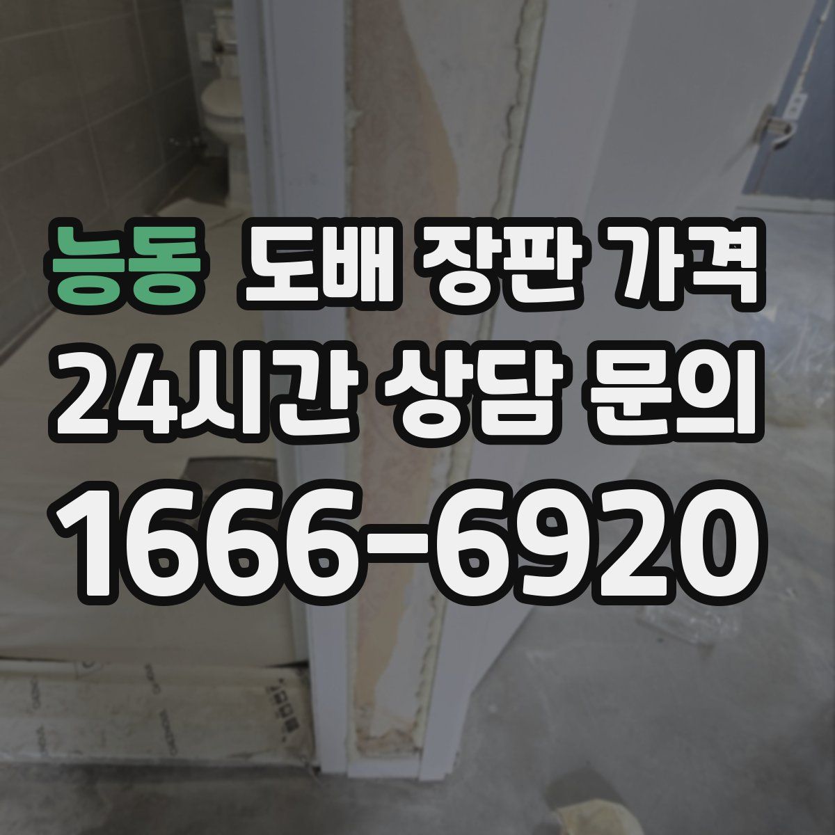 능동 도배 장판 가격