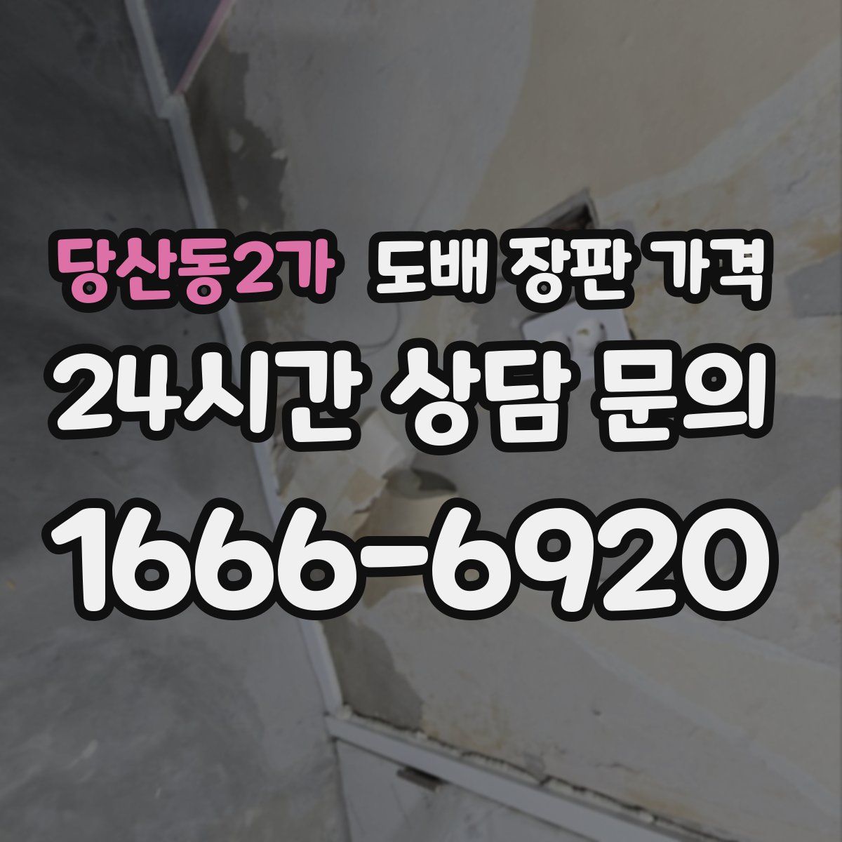 당산동2가 도배 장판 가격