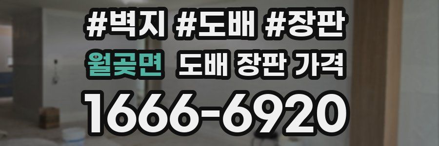 월곶면 도배 장판 가격
