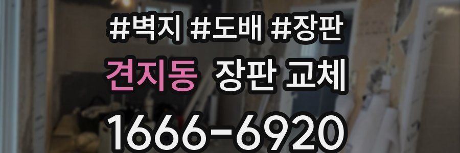 견지동 장판 교체