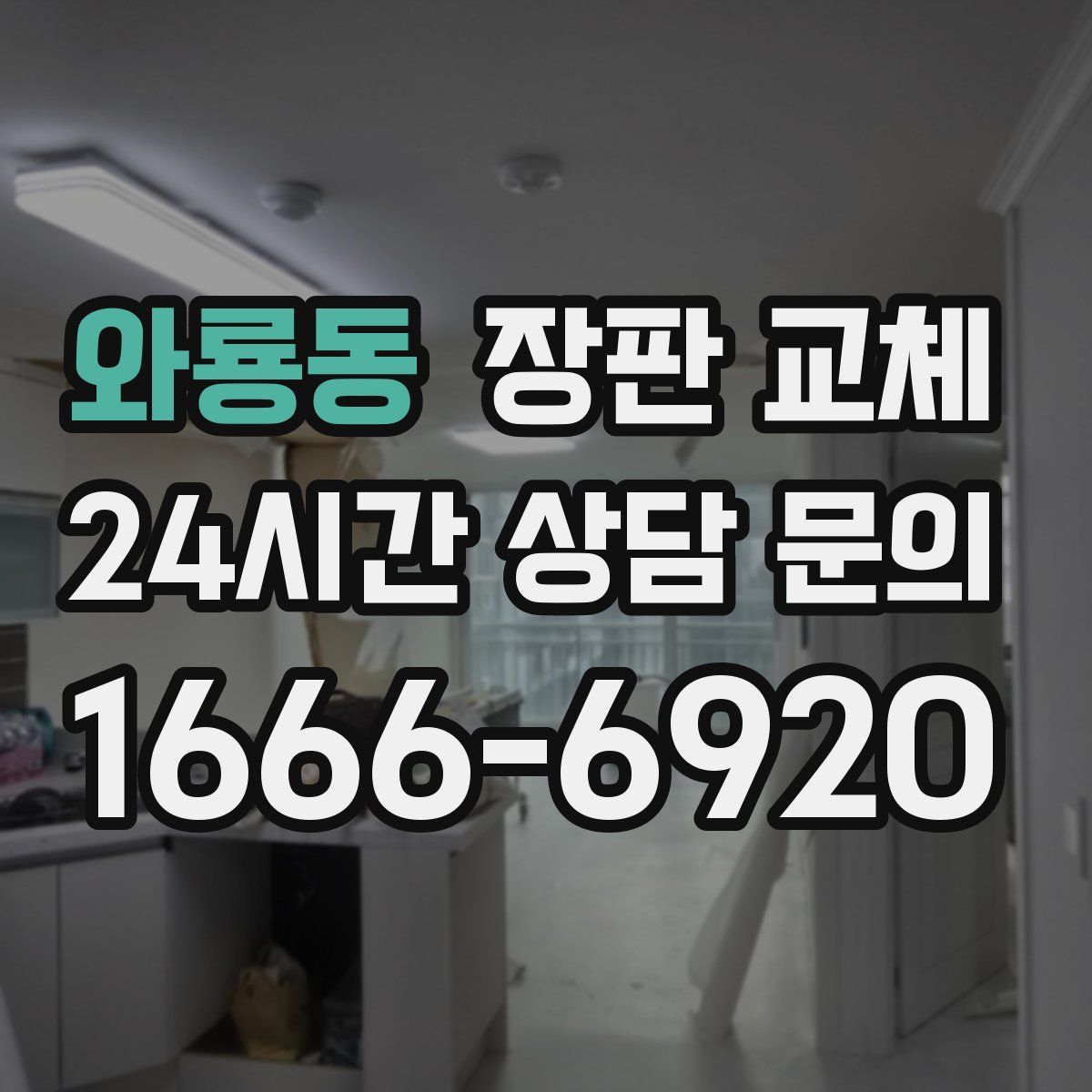 와룡동 장판 교체