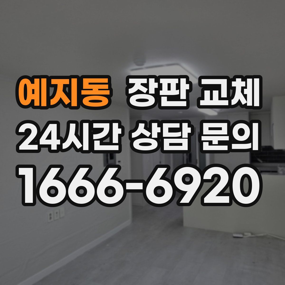 예지동 장판 교체