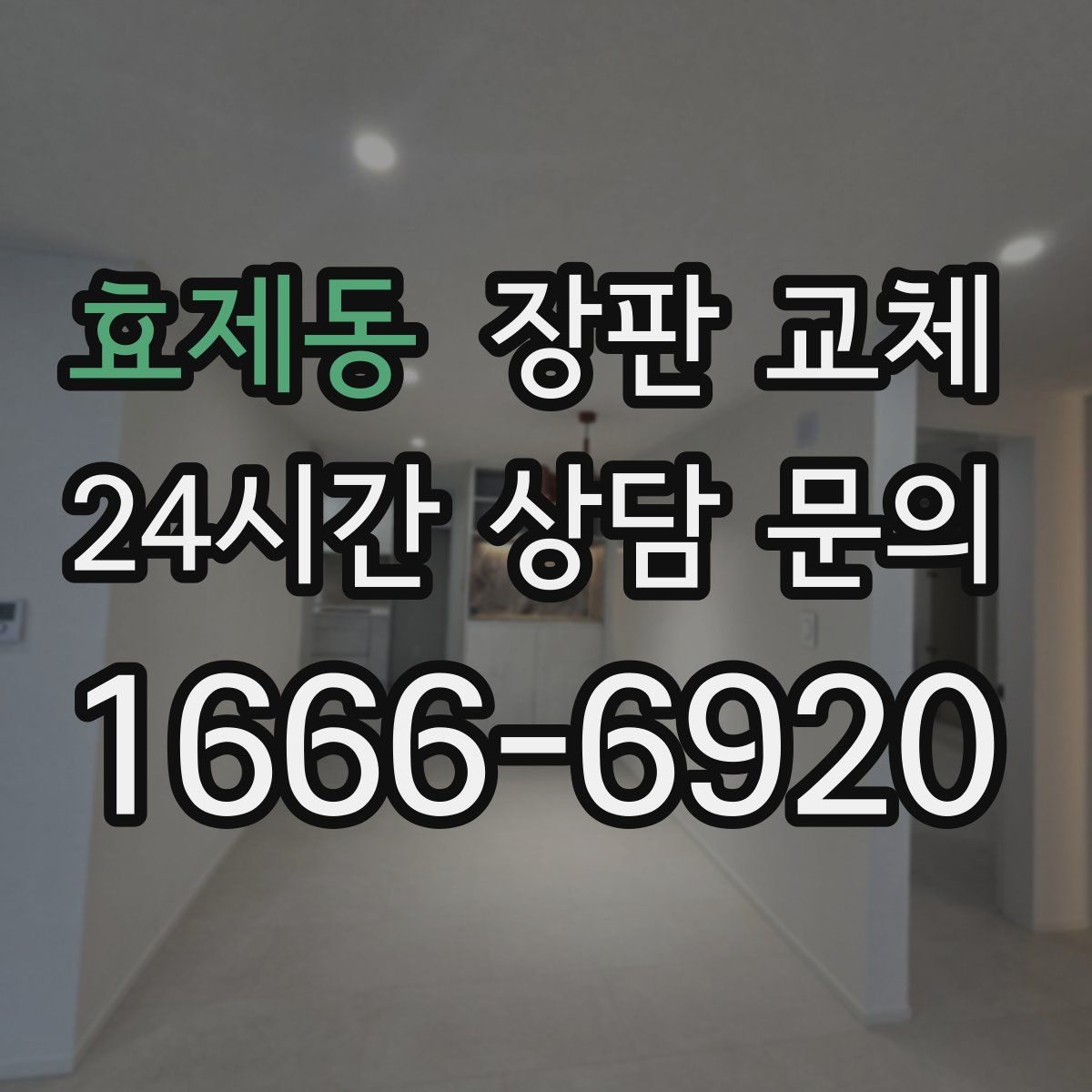 효제동 장판 교체