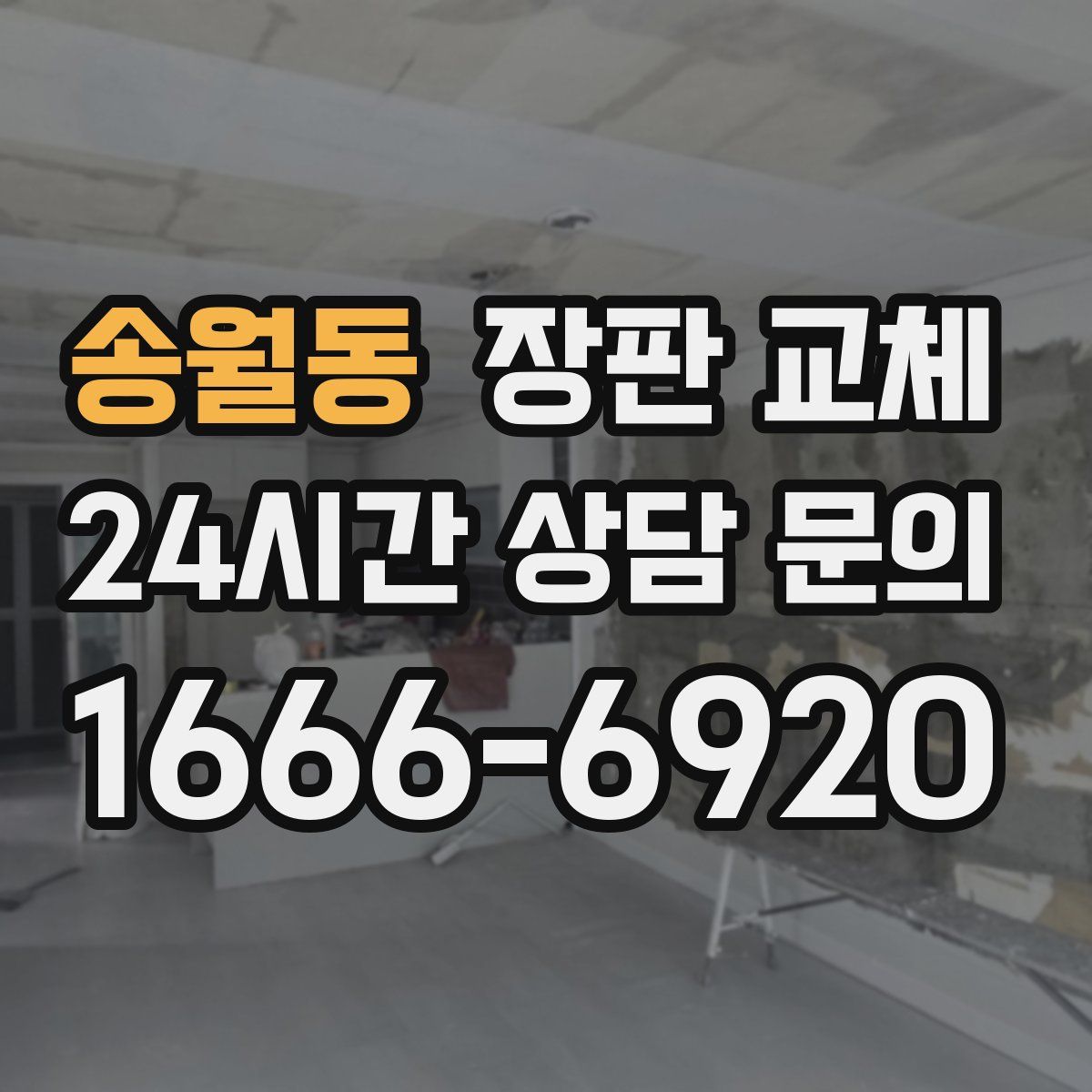 송월동 장판 교체