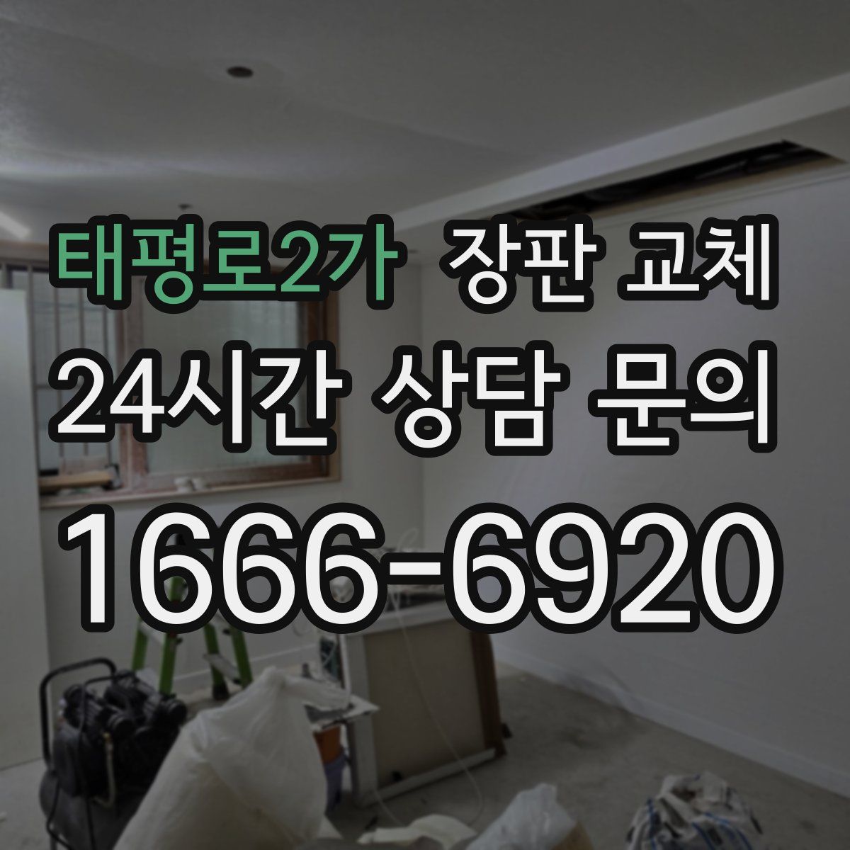 태평로2가 장판 교체