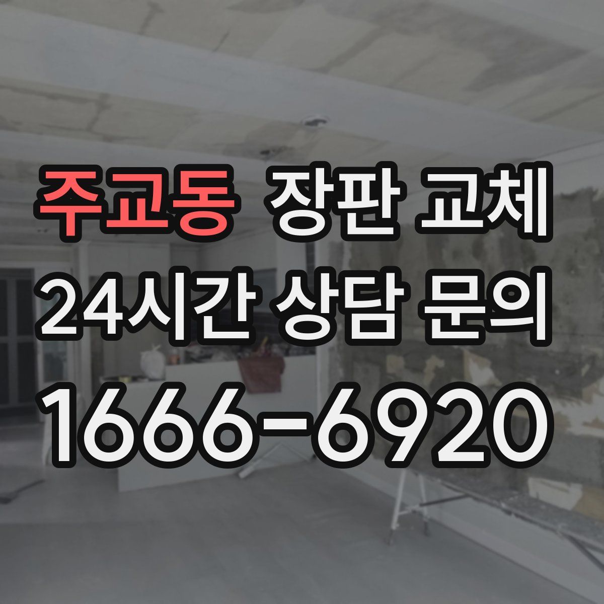 주교동 장판 교체