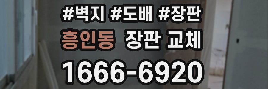 흥인동 장판 교체
