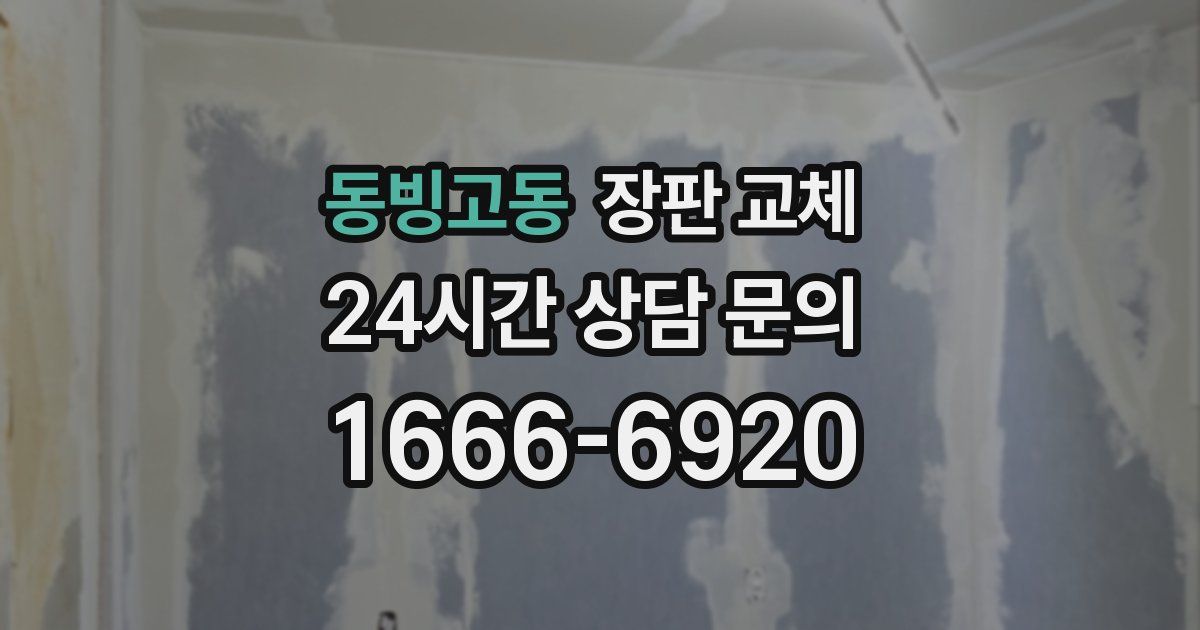 동빙고동 장판 교체
