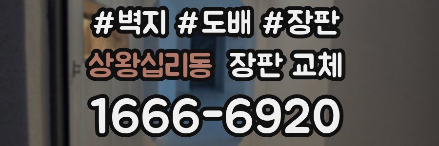 상왕십리동 장판 교체