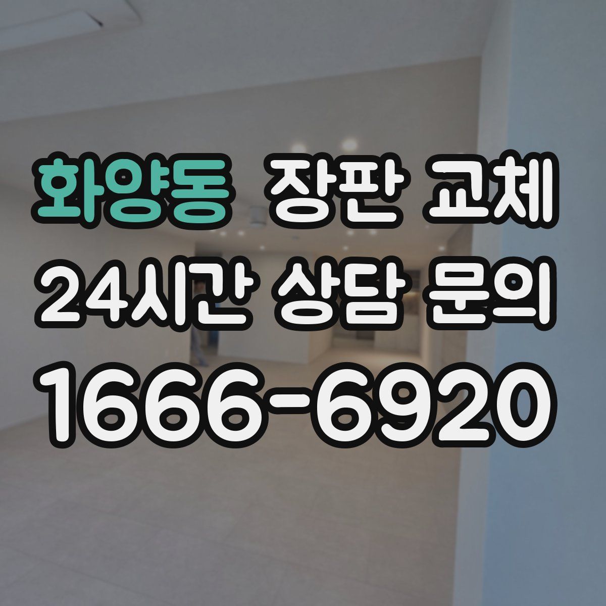 화양동 장판 교체