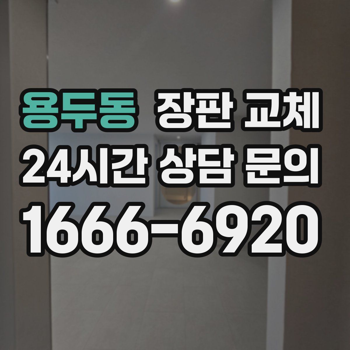 용두동 장판 교체