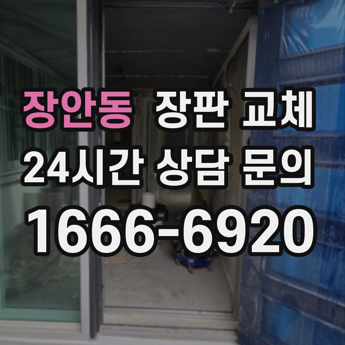 장안동 장판 교체
