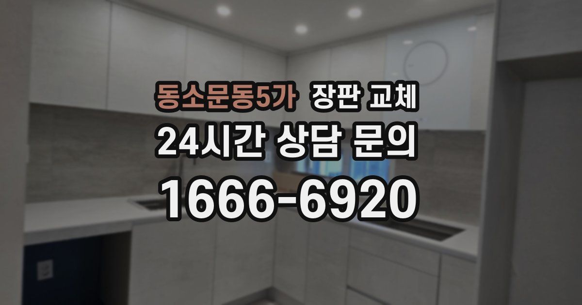 동소문동5가 장판 교체