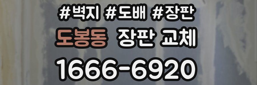 도봉동 장판 교체