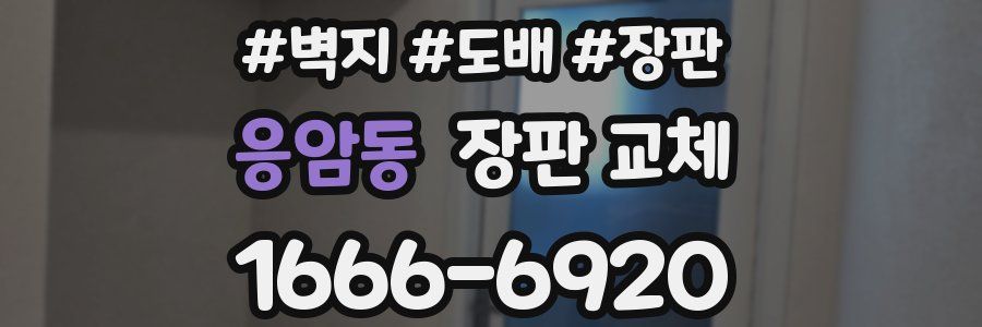 응암동 장판 교체