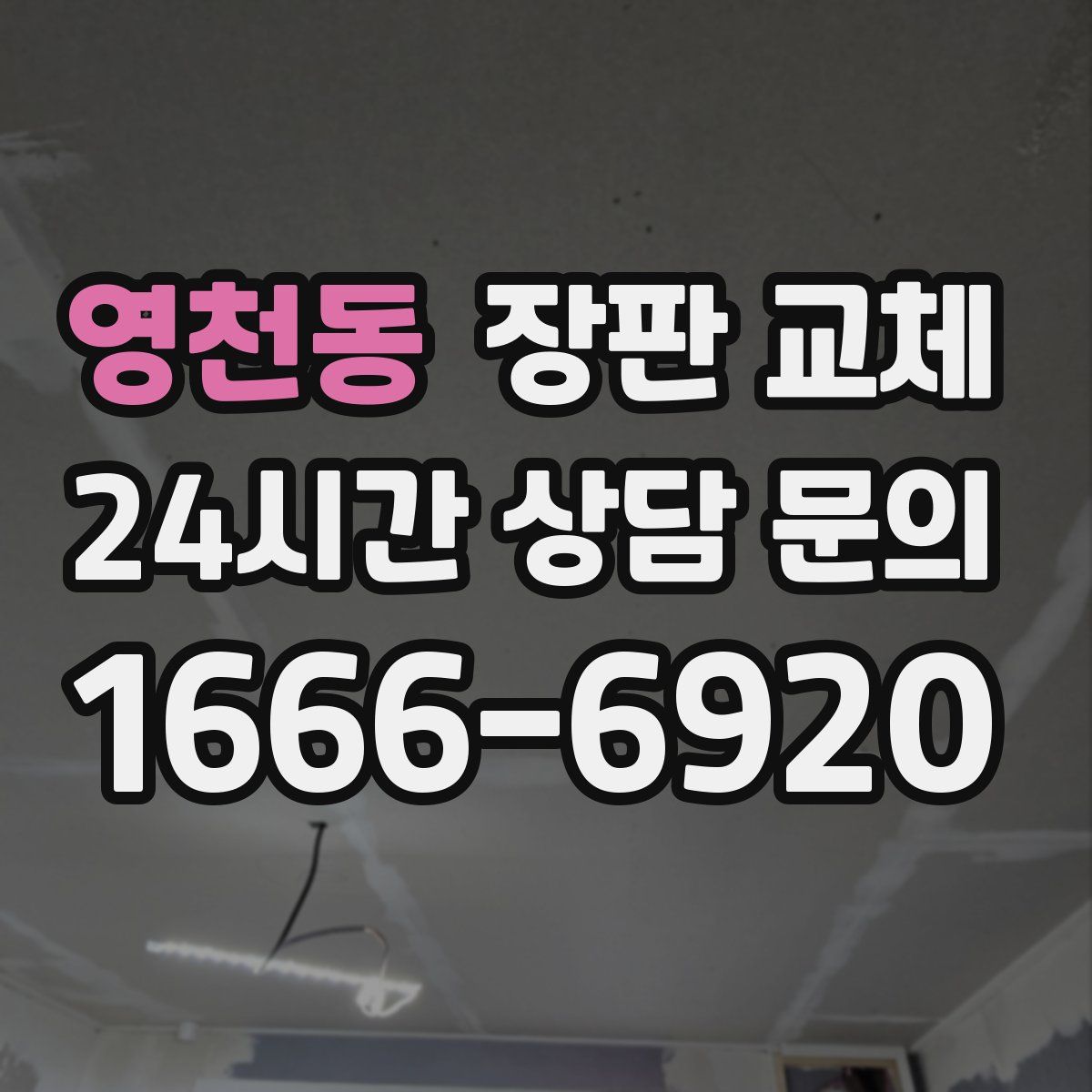 영천동 장판 교체
