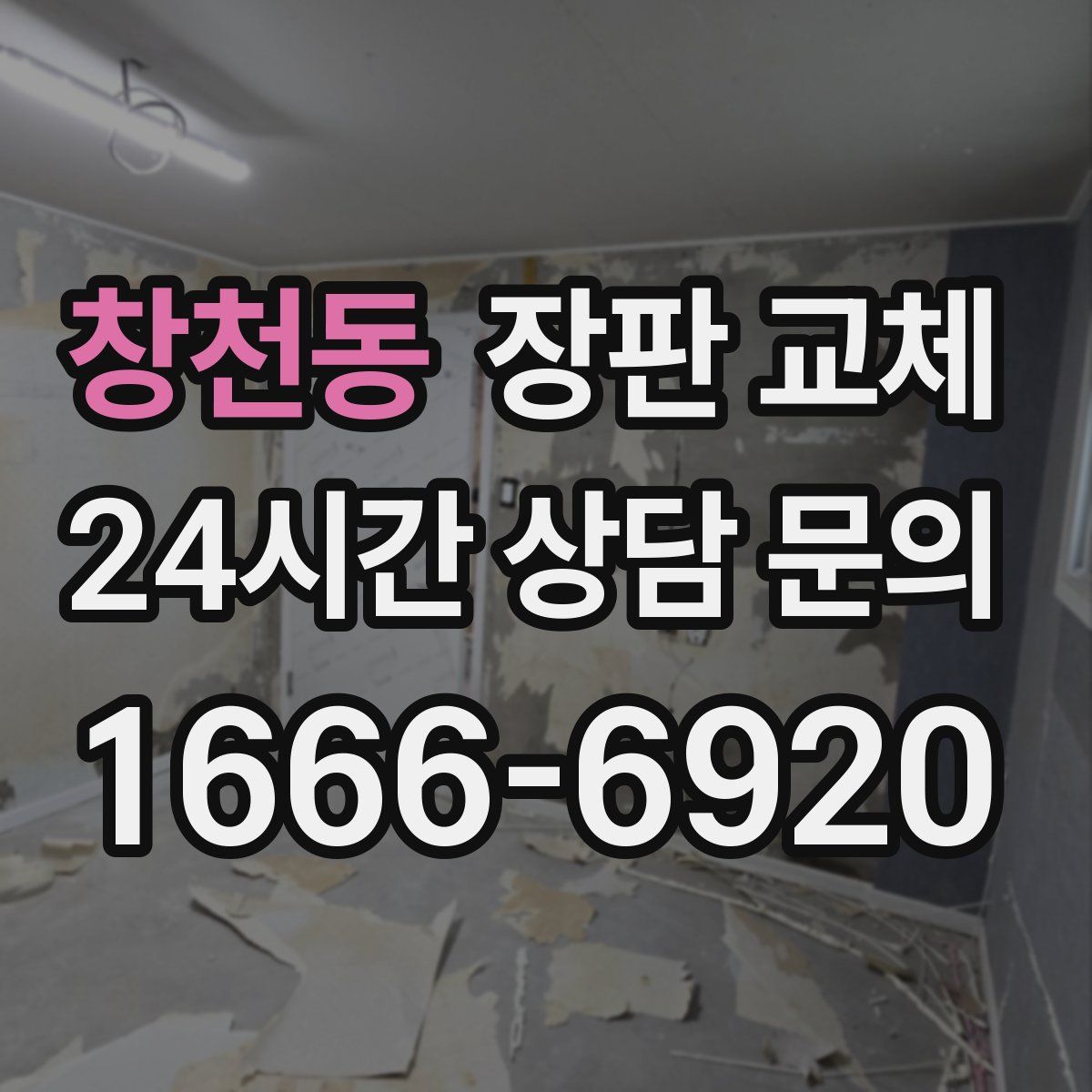 창천동 장판 교체