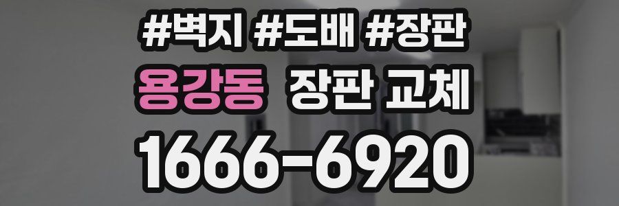 용강동 장판 교체