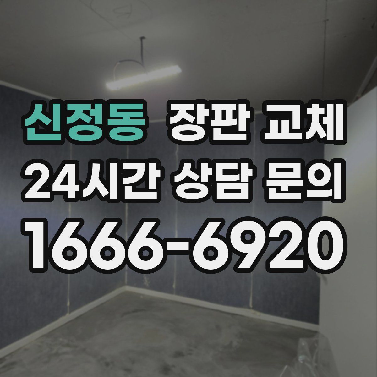 신정동 장판 교체