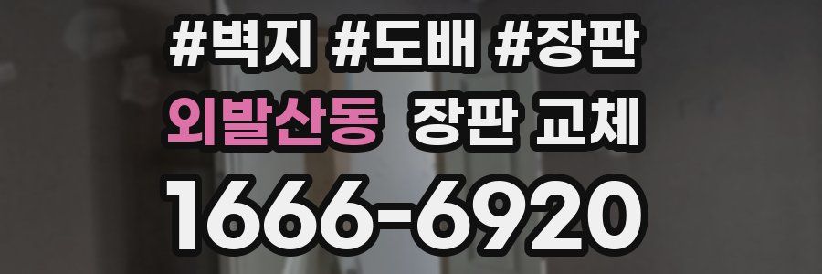 외발산동 장판 교체