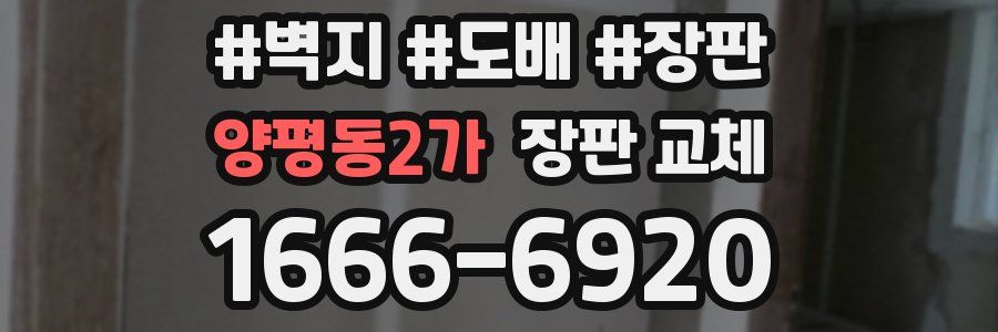 양평동2가 장판 교체