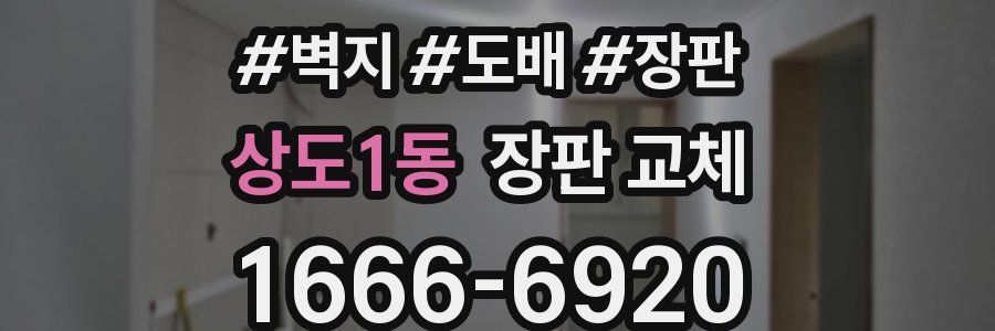 상도1동 장판 교체