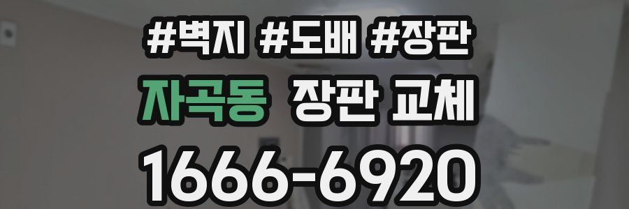 자곡동 장판 교체