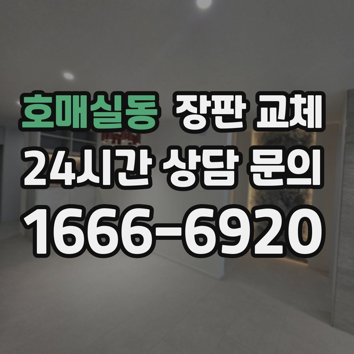 호매실동 장판 교체