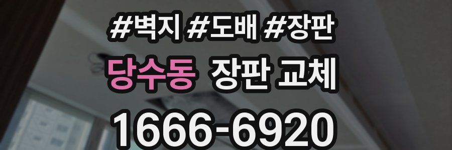 당수동 장판 교체
