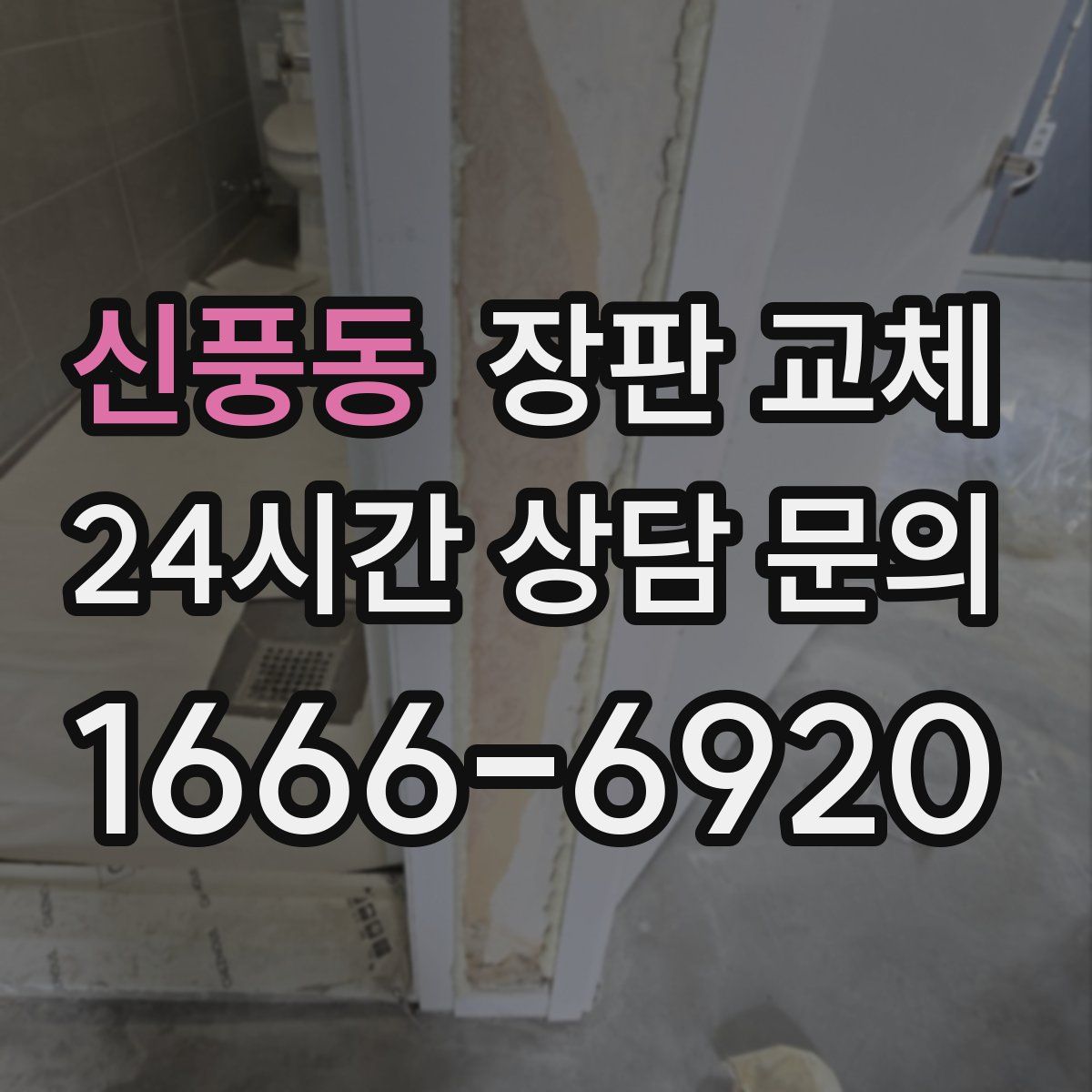 신풍동 장판 교체