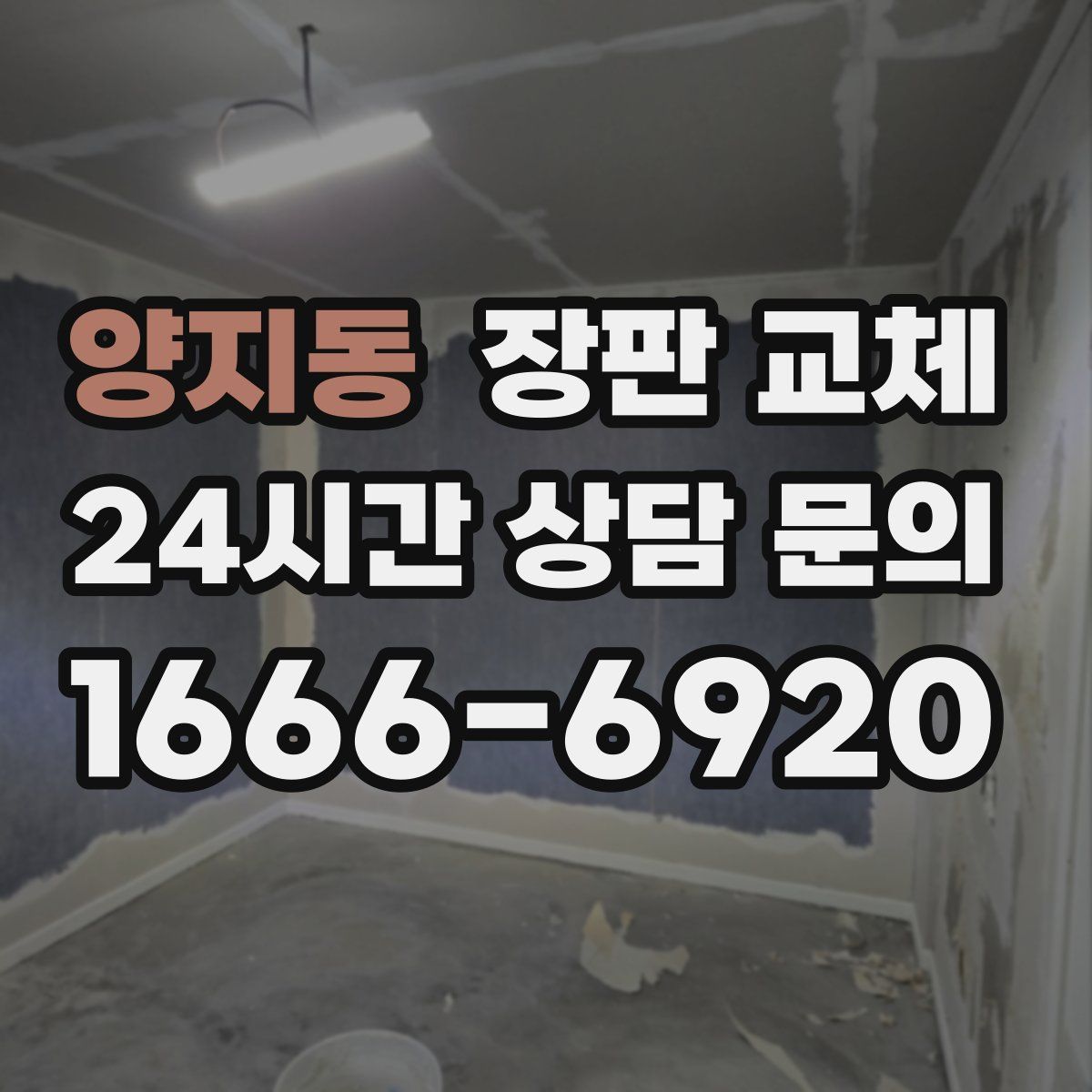 양지동 장판 교체