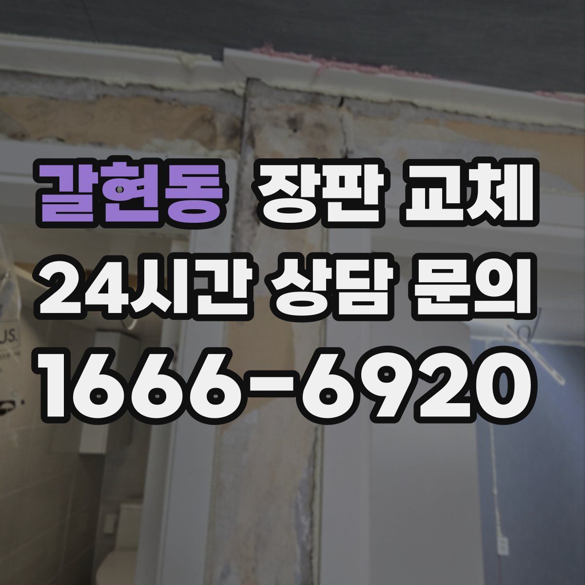 갈현동 장판 교체
