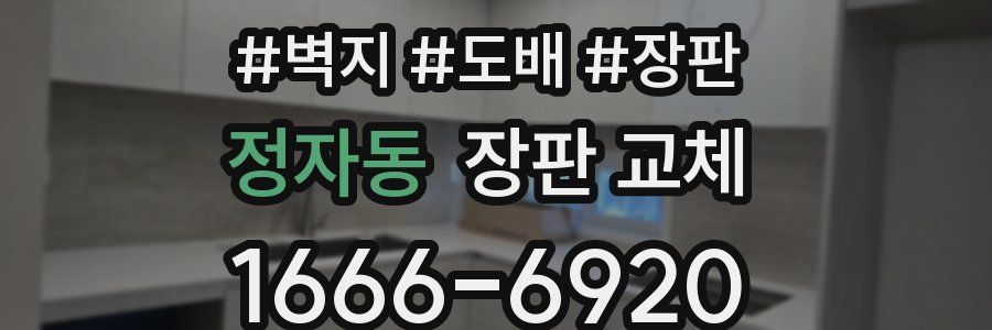 정자동 장판 교체