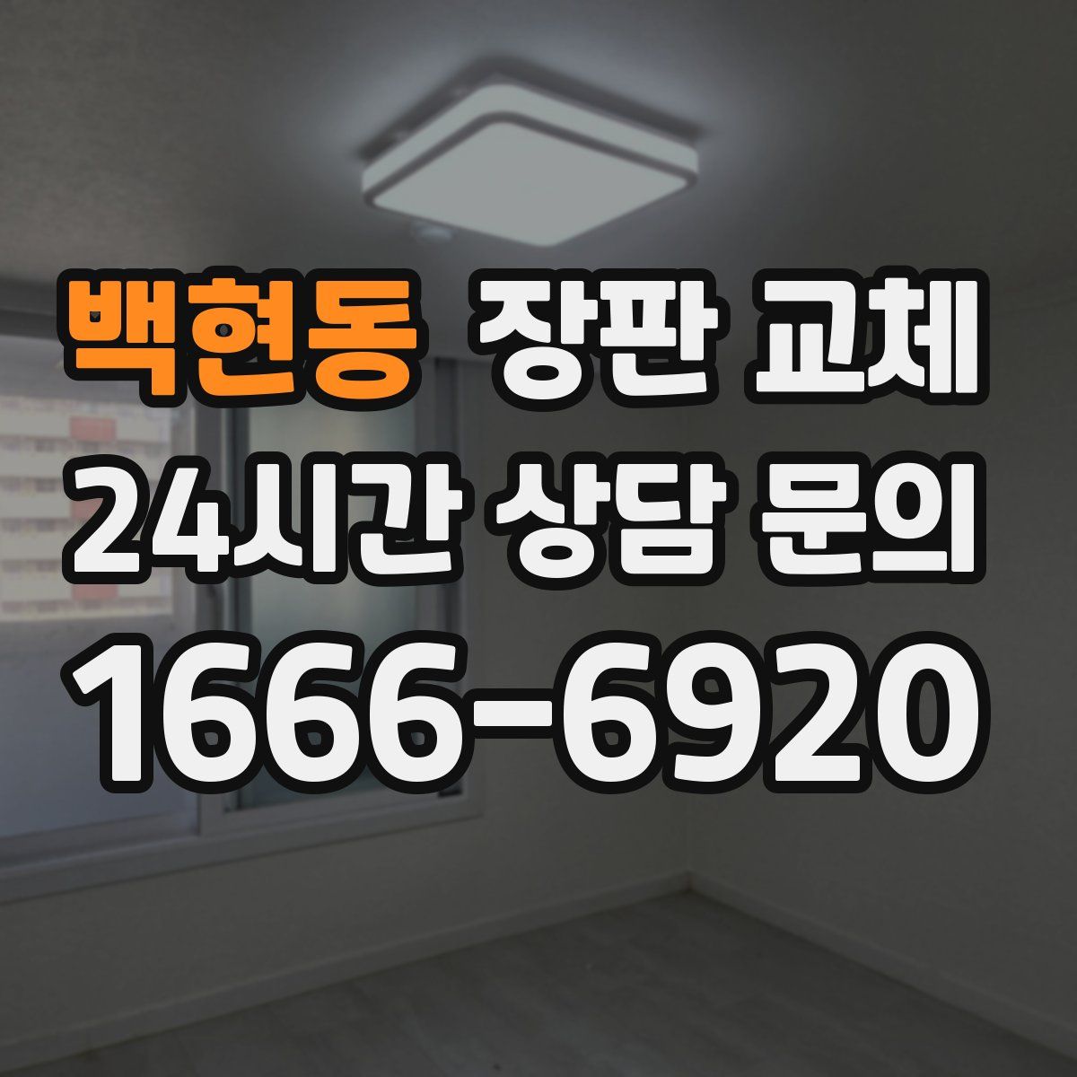 백현동 장판 교체