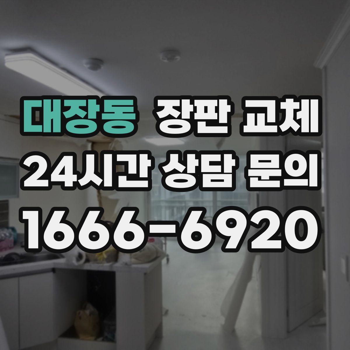 대장동 장판 교체