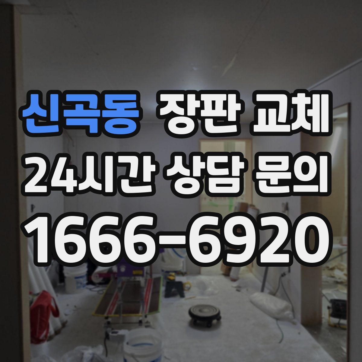 신곡동 장판 교체