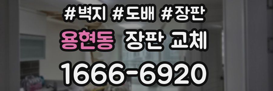 용현동 장판 교체